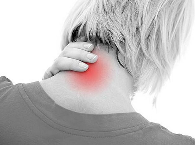 Neck pain with osteochondrosis