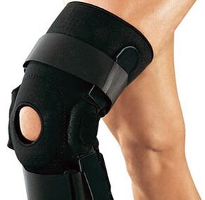 In case of osteoarthritis, it is necessary to fix the diseased knee joint with an orthosis
